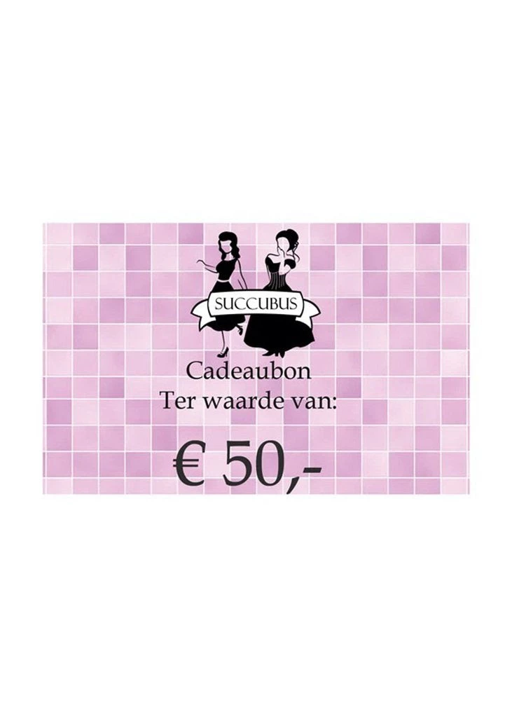 Succubus Giftcard €50,-
