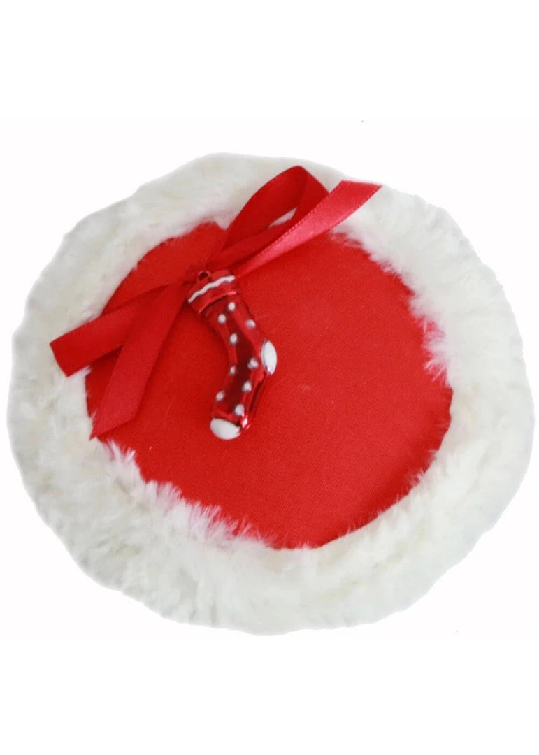 New In Succubus Fancy Christmas Jingle Fascinator Red