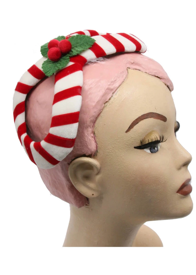 Succubus Fancy Infinity Christmas Candy Cane Hat Multi