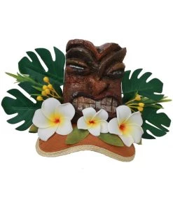 New In Succubus Fancy Tiki Queen Fascinator Multicolour