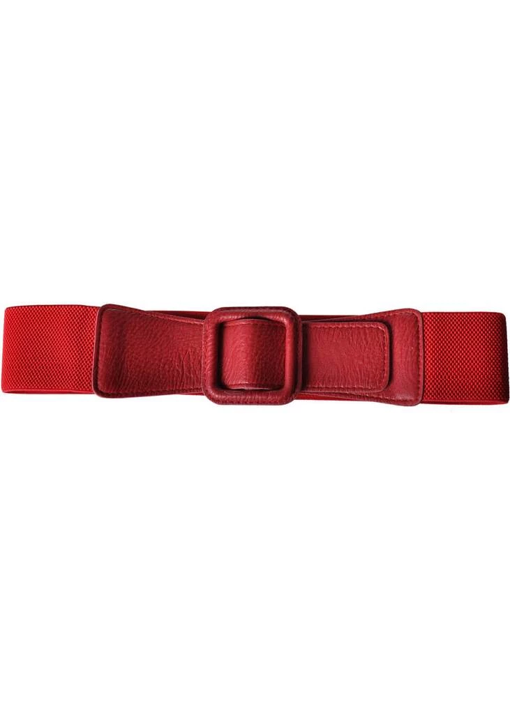 Succubus Fanny Buckle Elastic Belt Burgundy
