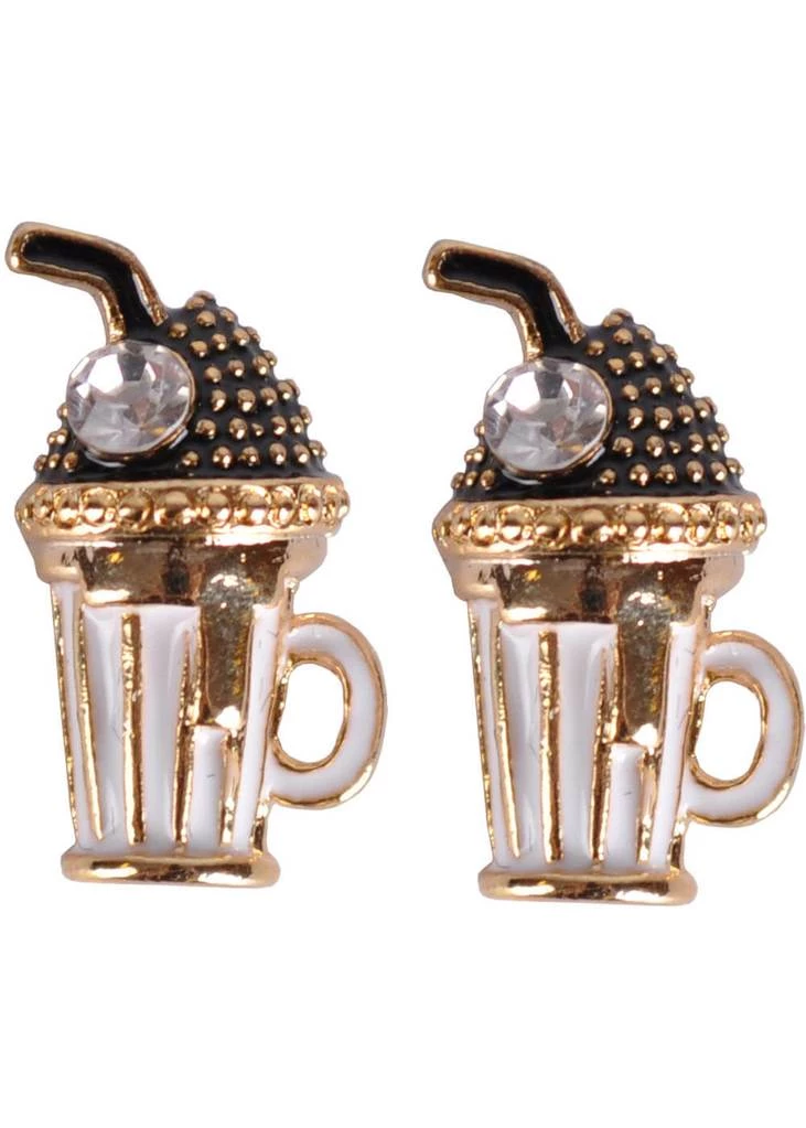 New In Succubus Milkshake Glossy Earrings White