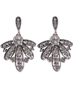 New In Succubus Sparkle Leaves Old Hollywood Glamour 20's Earrings