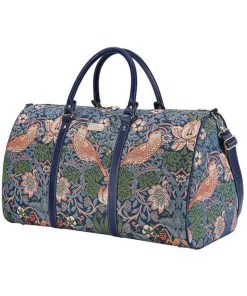 Tapestry Bags Morris Strawberry Thief Travelbag Blue