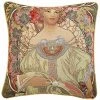 New In Tapestry Bags Alphonse Mucha Daydream Cushion Case