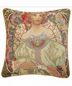 New In Tapestry Bags Alphonse Mucha Daydream Cushion Case