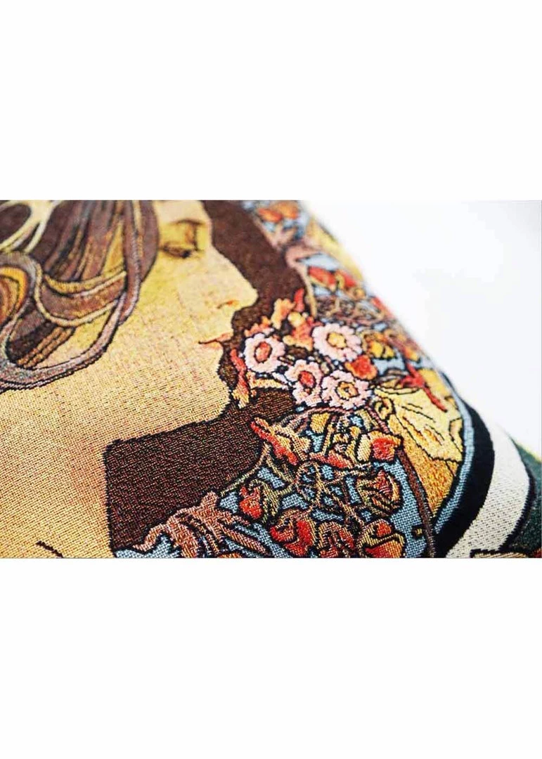 Tapestry Bags Alphonse Mucha Primrose Cushion Case