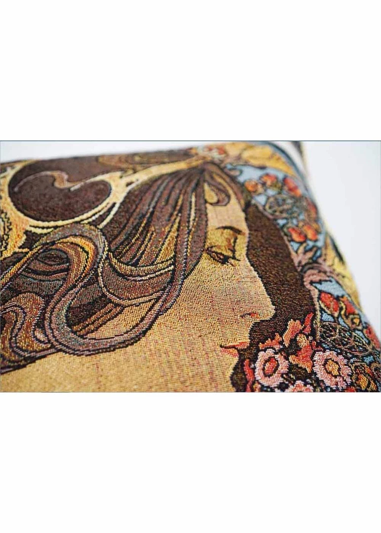 Tapestry Bags Alphonse Mucha Primrose Cushion Case