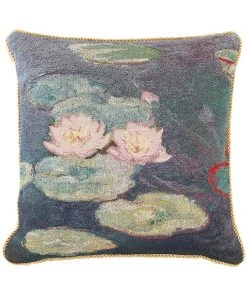 New In Tapestry Bags Monet Water Lily Cushion Cover