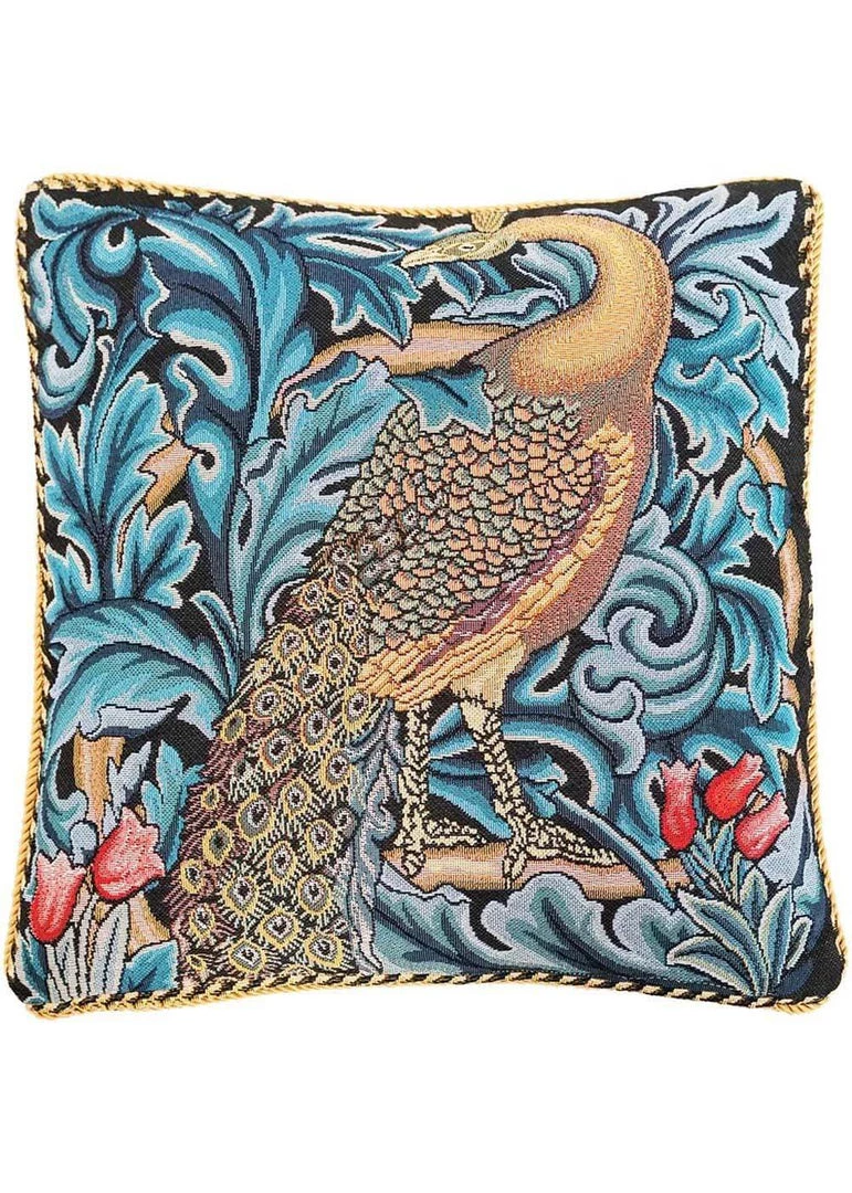 Tapestry Bags Morris The Peacock Cushion Cover New In