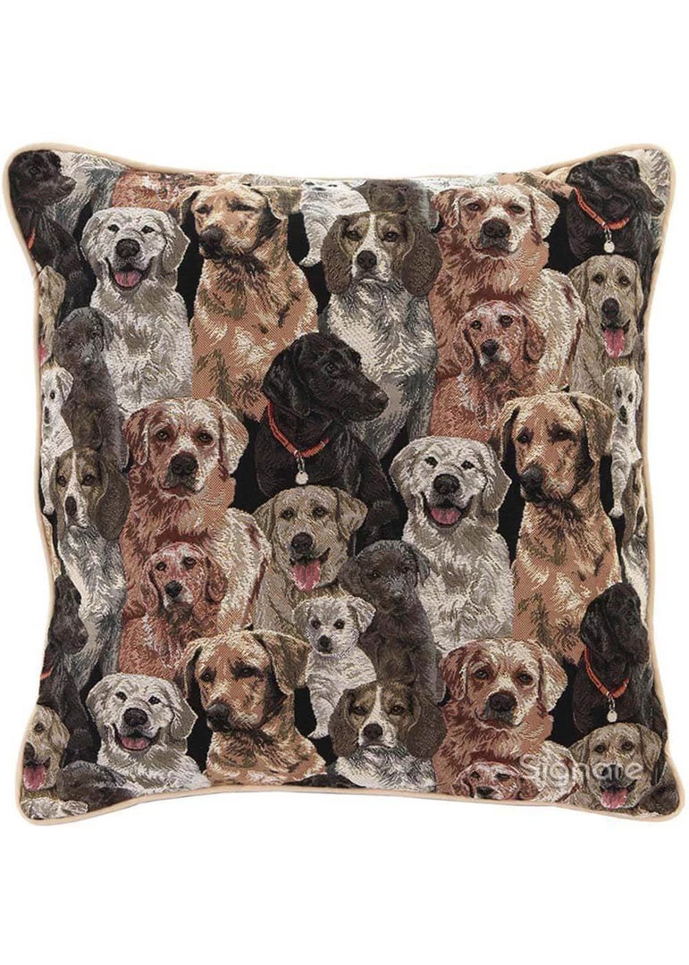 New In Tapestry Bags Labrador Cushion Cover