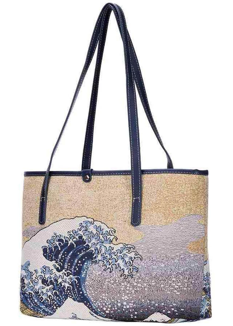 Tapestry Bags Hokusai Great Wave Off Kanagawa Shoulderbag New In