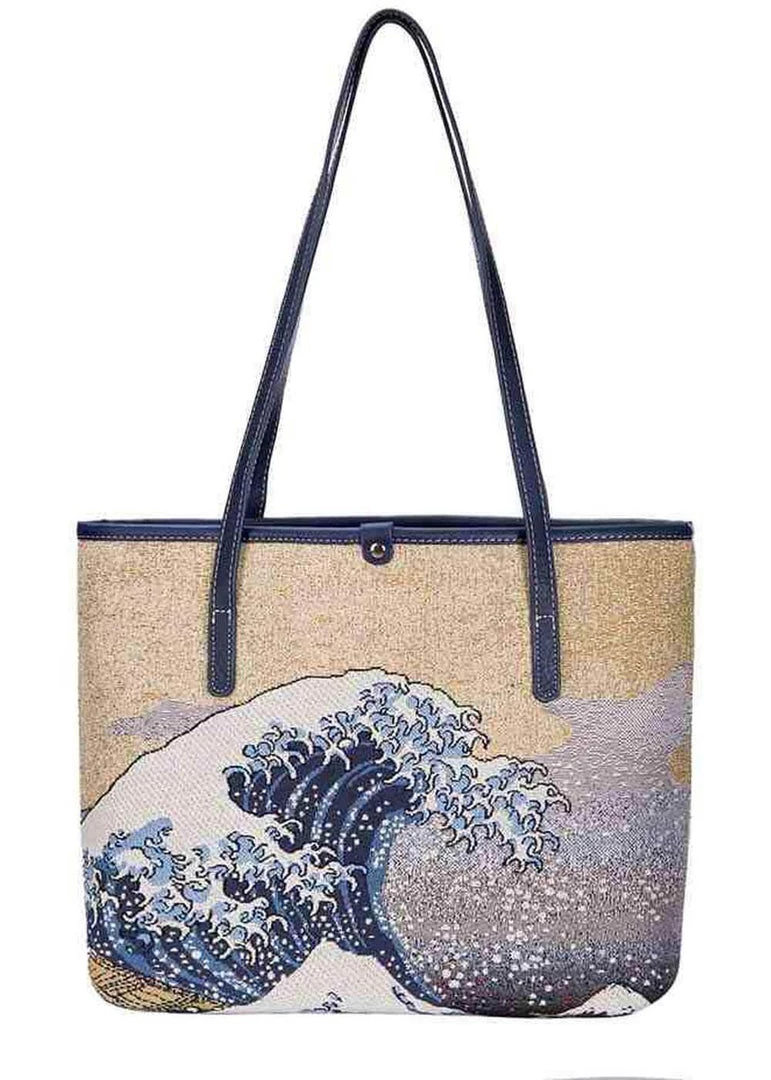 Tapestry Bags Hokusai Great Wave Off Kanagawa Shoulderbag New In