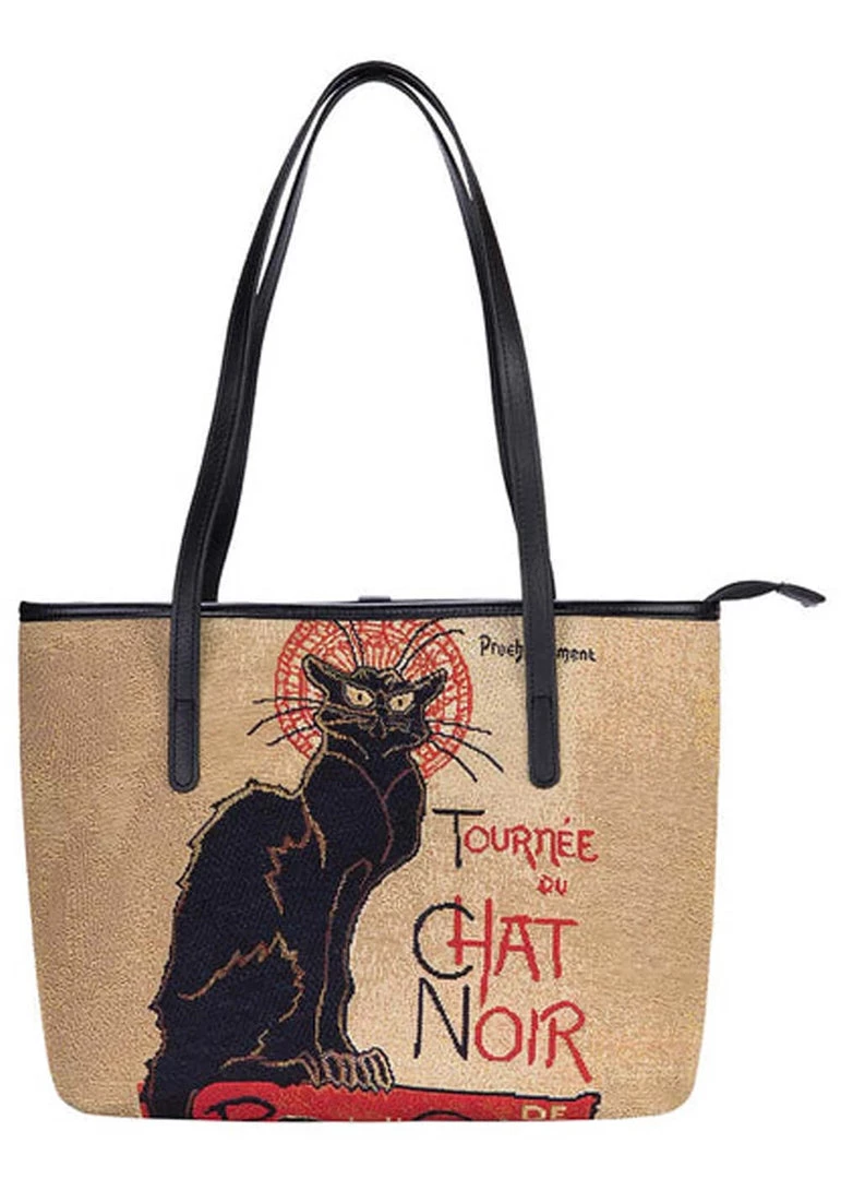 Tapestry Bags Steinlen Tournée Du Chat Noir Shoulderbag