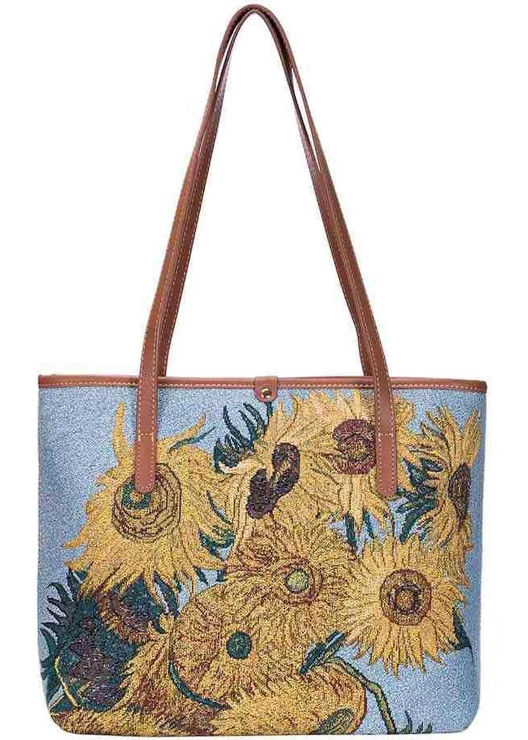 Tapestry Bags Van Gogh Sunflower Shoulderbag New In