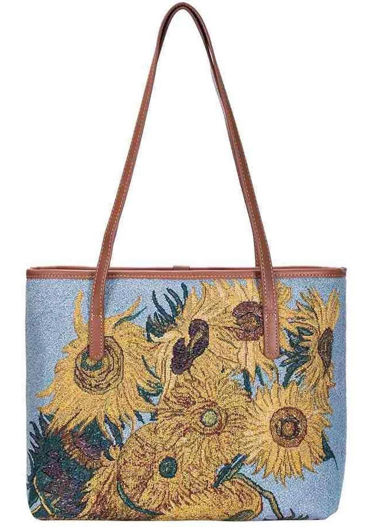 Tapestry Bags Van Gogh Sunflower Shoulderbag New In