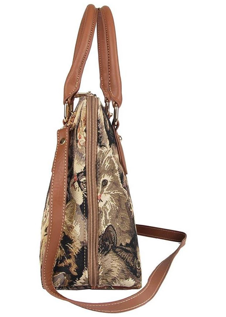Tapestry Bags Cats Handbag