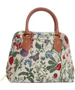 Tapestry Bags Morning Garden Handbag Beige New In