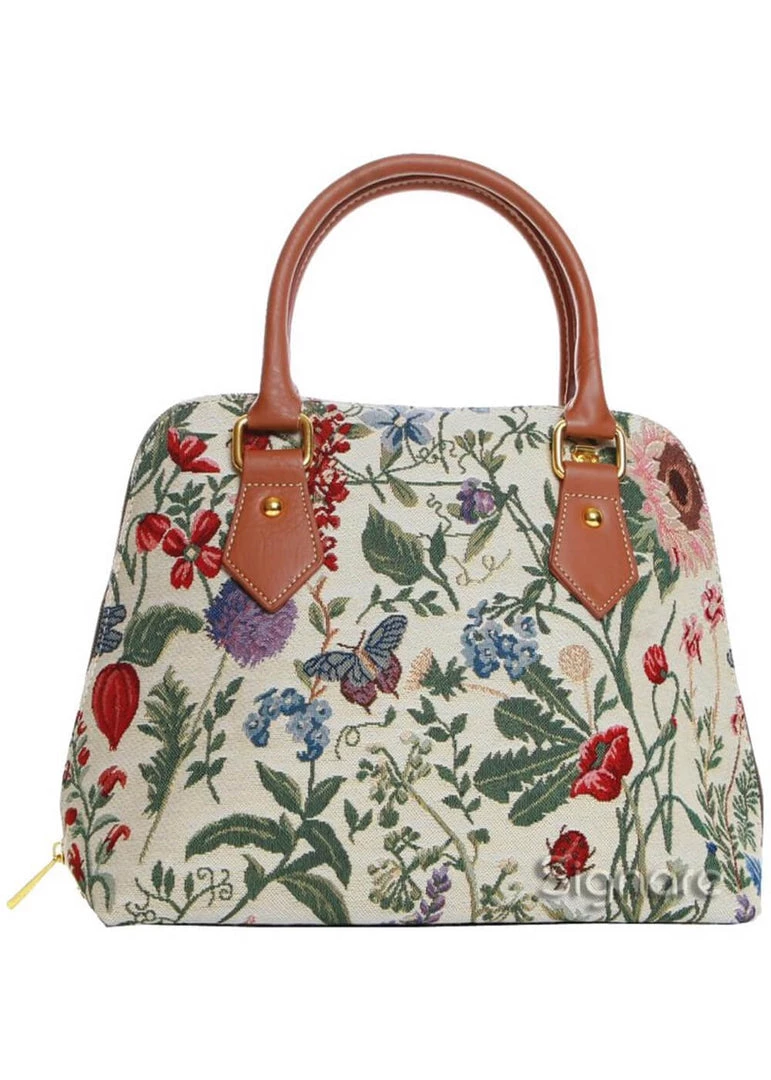 Tapestry Bags Morning Garden Handbag Beige New In