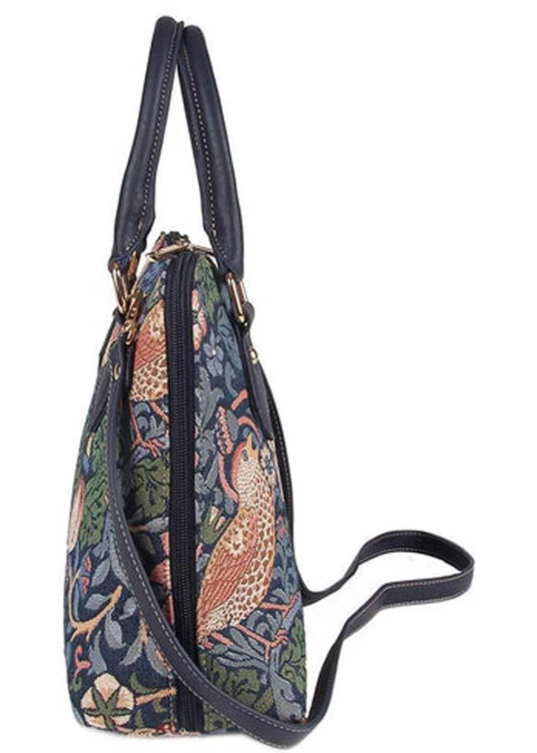 New In Tapestry Bags William Morris Strawberry Thief Handbag Blue