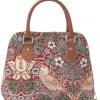 Tapestry Bags William Morris Strawberry Thief Handbag Rood New In