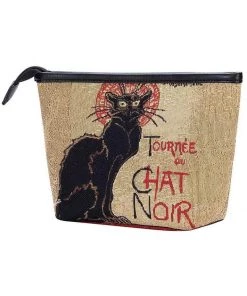 New In Tapestry Bags Steinlen Tournée Du Chat Noir Make Up Bag