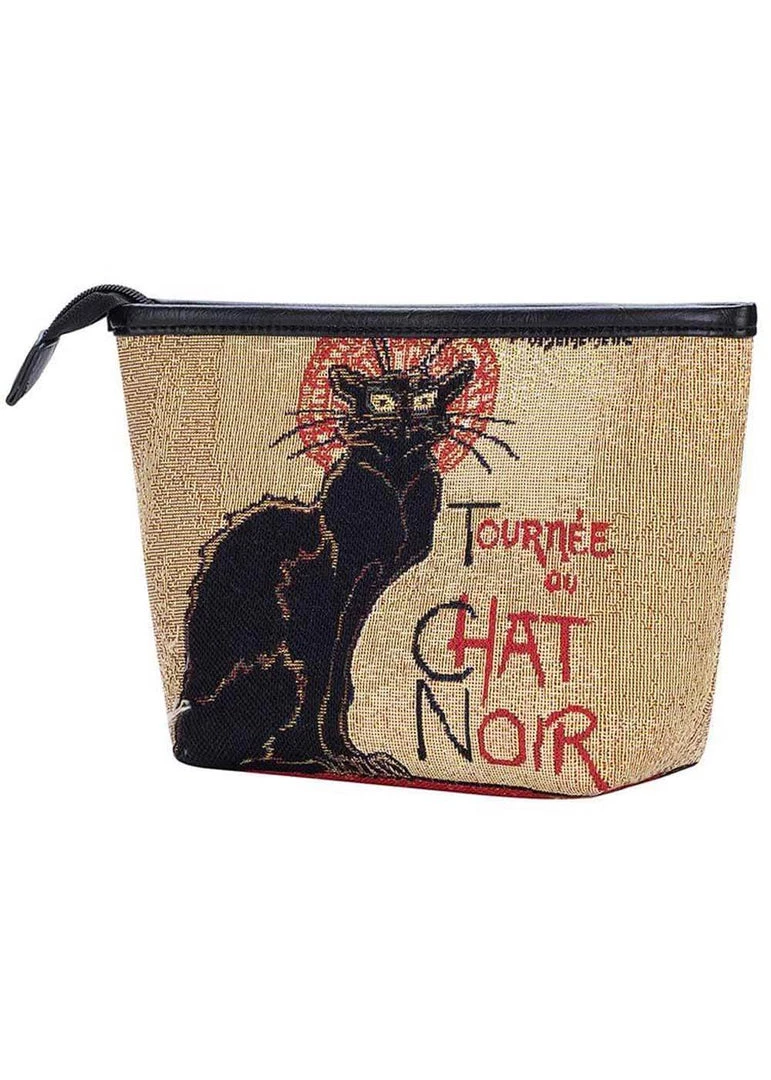 New In Tapestry Bags Steinlen Tournée Du Chat Noir Make Up Bag
