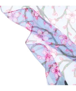 New In Tapestry Bags Crane Blossom And Swallow Genuine Silk Scarf