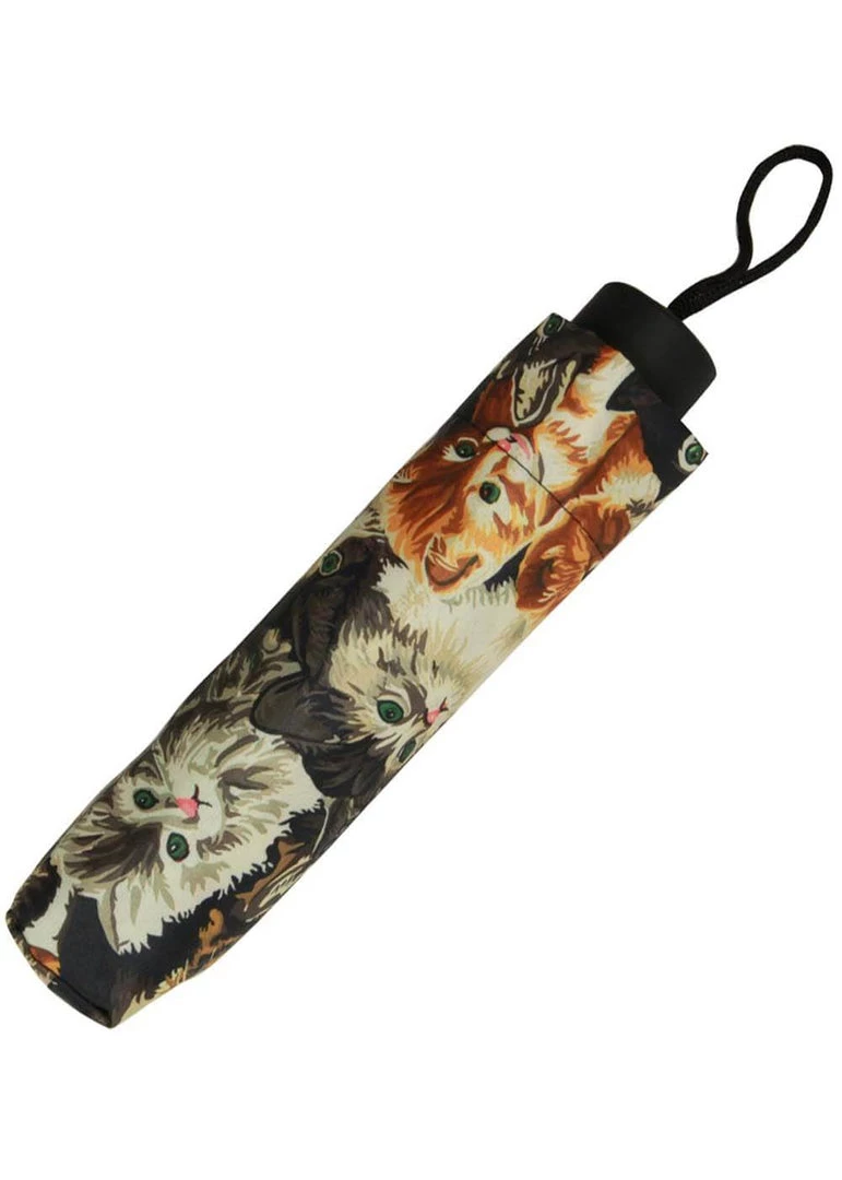 Tapestry Bags Cat Compact Umbrella