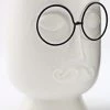 Temerity Jones Monochrome Man Planter White