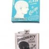 Temerity Jones Phrenology Flask Silver New In