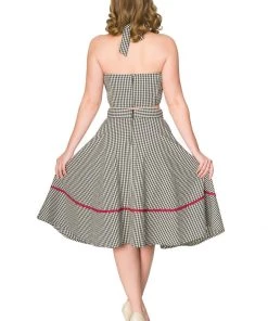 Sheen Timeless Heartbreaker Joe 50's Swing Skirt Black White