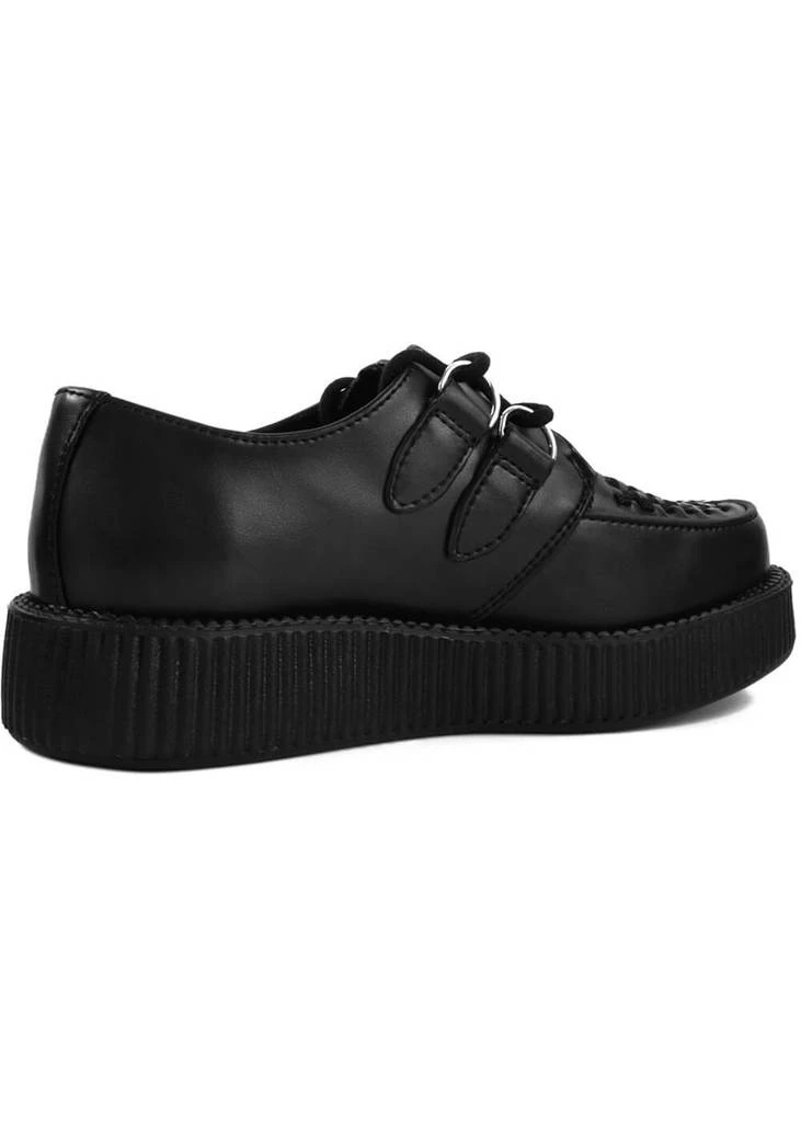 New In T.U.K Unisex Viva Mondo Creeper Leather Black