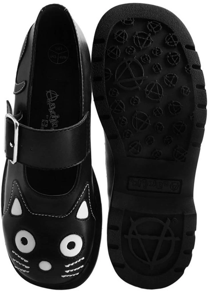 New In T.U.K Vegan Anarchic Mary Jane Kitty Black