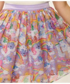 New In Unique Vintage X Care Bears Kingdom Of Caring Tulle Skirt Purple