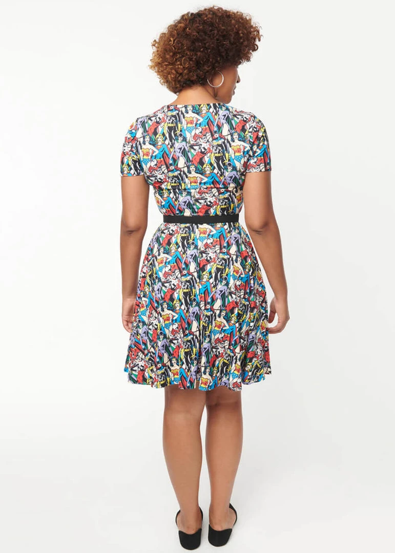 Unique Vintage X DC Comics Women Of DC Darrin 60's Blue Black New In