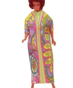 Unique Vintage X Barbie 70's Kimono Multicolour New In