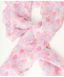 Unique Vintage X Care Bears Forever Scarf Pink New In