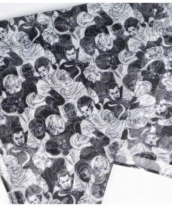 New In Unique Vintage X Universal Monsters Horror Icon Scarf White