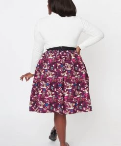 New In Unique Vintage X Gremlins Mogwai Rules 50's Swing Skirt