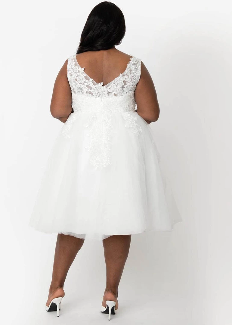 Unique Vintage Unique Vintage Monte Carlo 50’s Wedding Dress Ivory New In