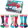 United Odd Socks 6 Ladies Socks Merry Kissmas Christmas New In