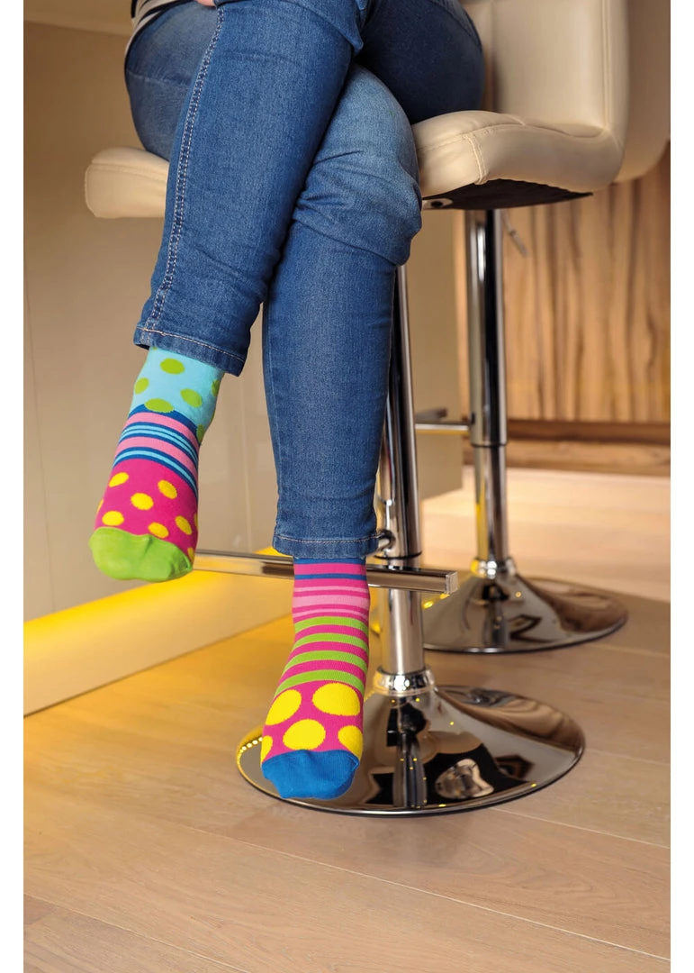 United Odd Socks 6 Ladies Socks Polka Face