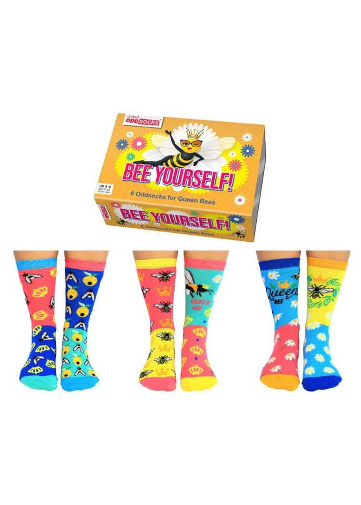 New In United Odd Socks 6 Ladies Socks Bee Yourself