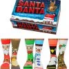 United Odd Socks 6 Mens Socks Santa Banter Christmas New In