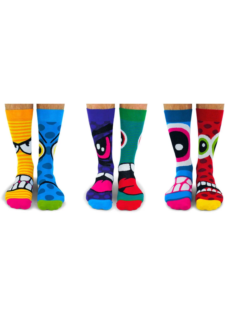 New In United Odd Socks 6 Mens Socks Stress Heads