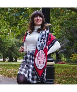 Vendula London House Of Jazz Scarf Red New In