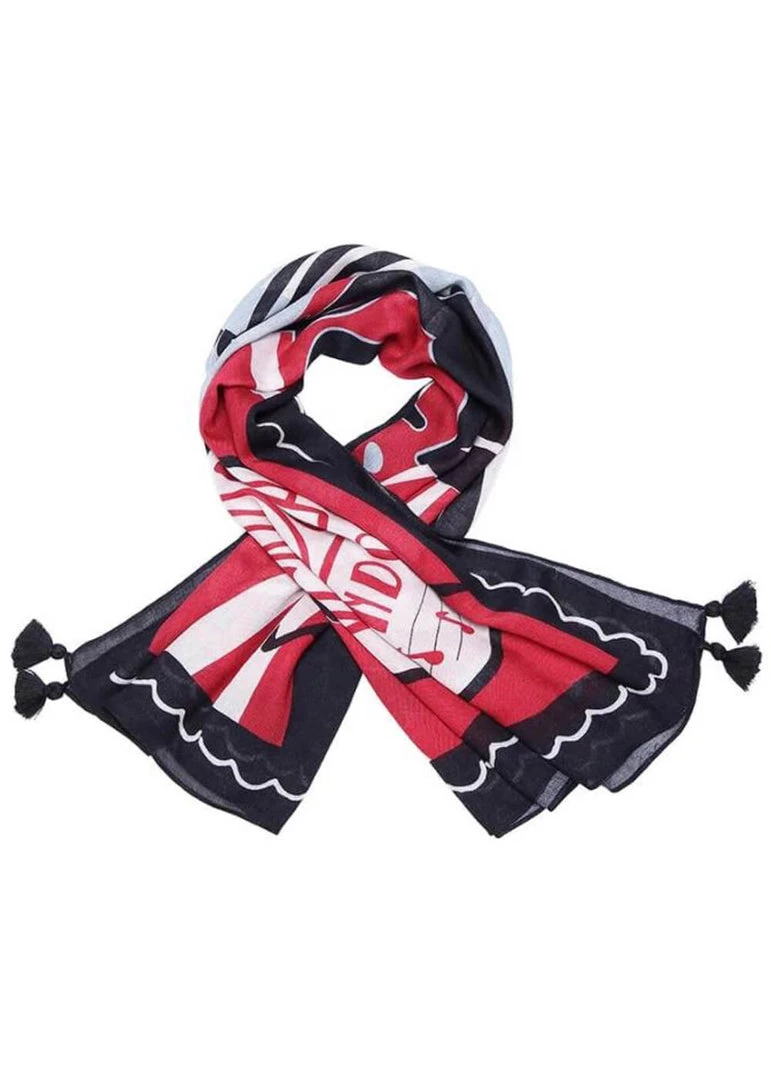 Vendula London House Of Jazz Scarf Red New In