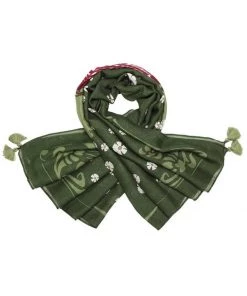 Vendula London Bistro Scarf Green New In