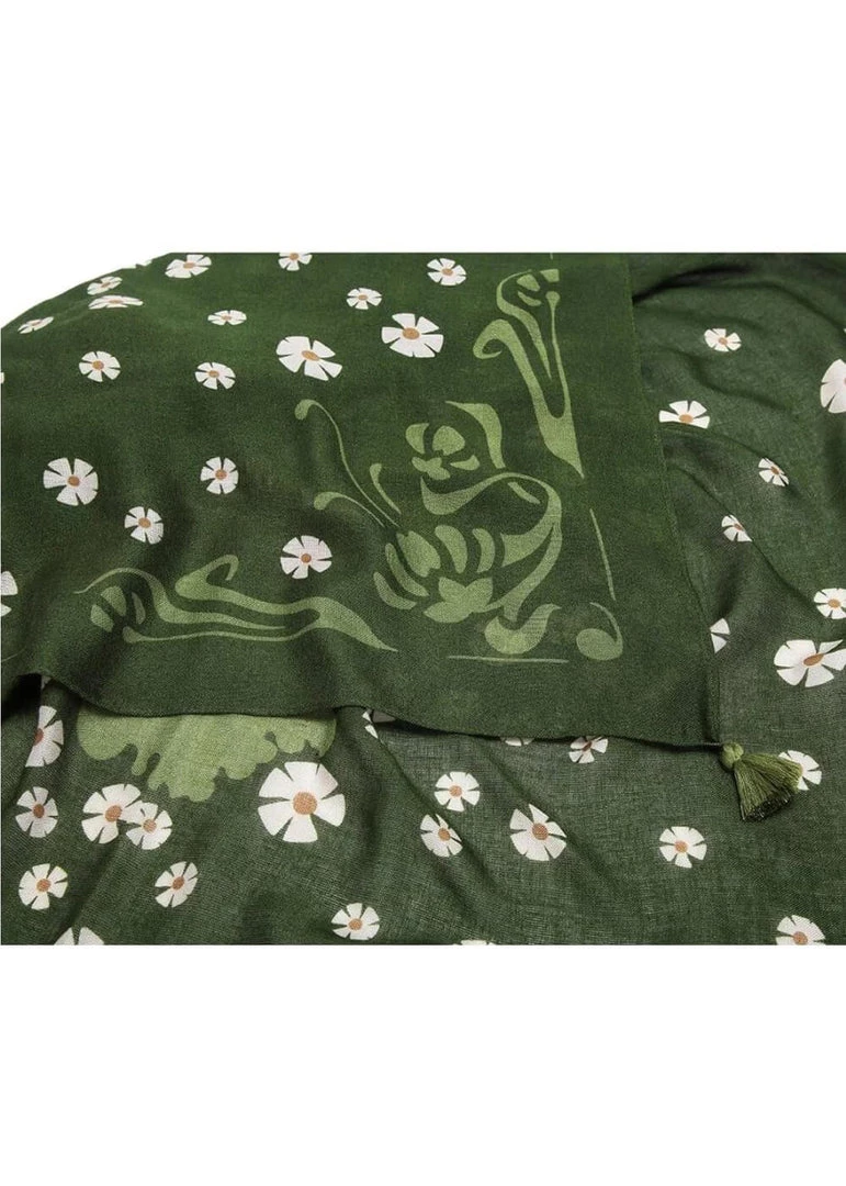 Vendula London Bistro Scarf Green New In